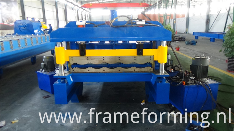 step tile forming machine